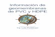 Información de geomembranas de PVC y HDPE