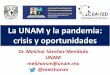 La UNAM y la pandemia: crisis y oportunidades