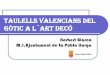 TAULELLS VALENCIANS DEL GÒTIC A L´ART DECÓ