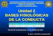 FISIOLOGÍA DE LA CONDUCTA - Universidad Autónoma del 
