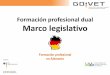 Formación profesional dual Marco legislativo