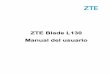 ZTE Blade L130 Manual del usuario