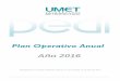 Plan Operativo Anual Año 2016 - UMET
