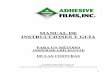 MANUAL DE INSTRUCCIONES Y GUÍA - Adhesive Films