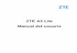 ZTE A3 Lite Manual del usuario