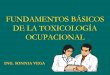 FUNDAMENTOS BÁSICOS DE LA TOXICOLOGÍA OCUPACIONAL