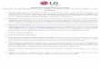 Modificación de las Bases legales de la Promoción LG 