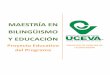 MAESTRÍA EN BILINGÜISMO Y EDUCACIÓN - uceva.edu.co