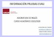 INFORMACIÓN PRUEBAS EVAU - uclm.es