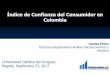Índice de Confianza del Consumidor en Colombia