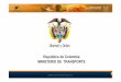 República de Colombia - Infraestructura