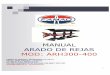 MANUAL ARADO DE REJAS MOD: ARH300-400
