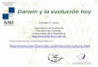Darwin y la evolución hoy - Laboratorio de Evolución