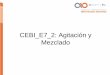 CEBI E7 2: Agitación y Mezclado