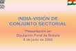 INDIA-VISIÓN DE CONJUNTO SECTORIAL