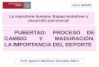 PUBERTAD: PROCESO DE CAMBIO Y MADURACIÓN. LA IMPORTANCIA 