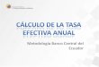 Metodología Banco Central del Ecuador