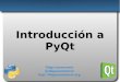 Introducción a PyQt - PyCon