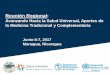 Reunión Regional: Avanzando hacia la Salud Universal 