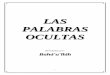 LAS PALABRAS OCULTAS - bibliotecabahai.com