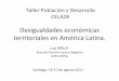 Desigualdades económicas territoriales América Latina