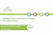 FY 2022-2023 November 8, 2021 Budget Development Process
