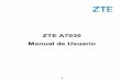 ZTE A7030 Manual de Usuario