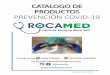 CATALOGO DE PRODUCTOS PREVENCIÓN COVID-19