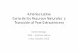 América Latina Carta de los Recursos Naturales y ... - RLIE