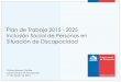 Plan de Trabajo 2015 - 2025 Inclusión Social de Personas 