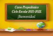 CURSO PROPEDUTICO Ciclo escolar 2021-2022