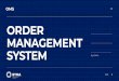 ORDER MANAGEMENT SYSTEM - BYMA
