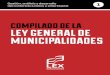 COMPILADO DE LA LEY GENERAL DE MUNICIPALIDADES