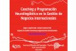 Coaching y Programación Neurolingüística en la Gestión de 