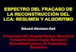 ESPECTRO DEL FRACASO DE LA RECONSTRUCCIÓN DEL LCA: …