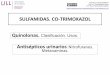 SULFAMIDAS. CO-TRIMOXAZOL Quinolonas. Clasificación. Usos