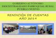 RENDICIÓN DE CUENTAS AÑO 2019 - GAD parroquial de Pueblo 