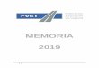 MEMORIA 2019 - FVET – Federación Valenciana de 