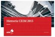 Memoria CEIM 2015 - CEIM Confederación Empresarial de 