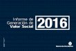 Generación de Valor Social Informe de 2016