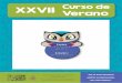 XXVII Curso de Verano - Centro «Huerta del Rey