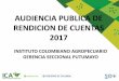 AUDIENCIA PUBLICA DE RENDICION DE CUENTAS 2017