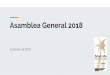 Asamblea General 2018 - WordPress.com