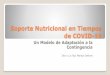 Soporte Nutricional en Tiempos de COVID-19