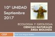 10ª UNIDAD Septiembre 2017