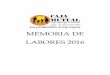 MEMORIA DE LABORES 2016 - Portal de Transparencia