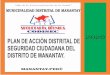 COMITÉ DISTRITAL DE SEGURIDAD CIUDADANA - MANANTAY