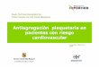 Antiagregación plaquetaria en pacientes con riesgo 