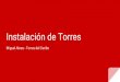 Instalación de Torres - voipdo.com