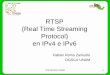 RTSP (Real Time Streaming Protocol) en IPv4 e IPv6